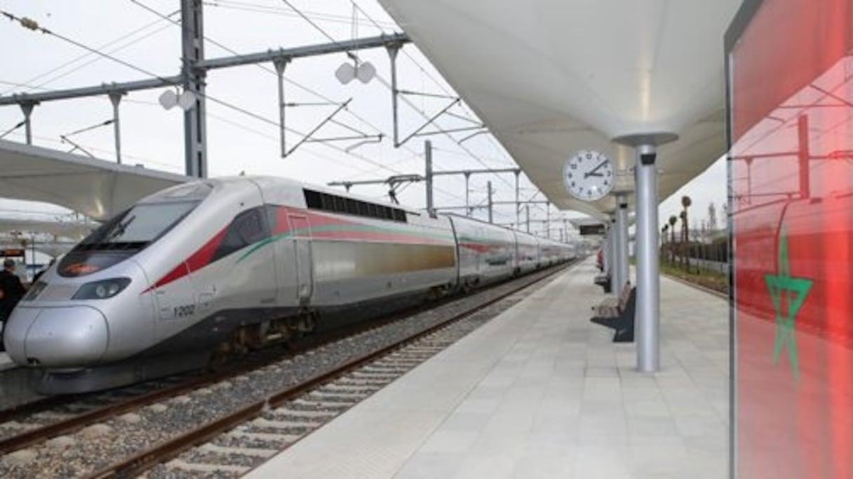 Une ligne à grande vitesse de l'ONCF.