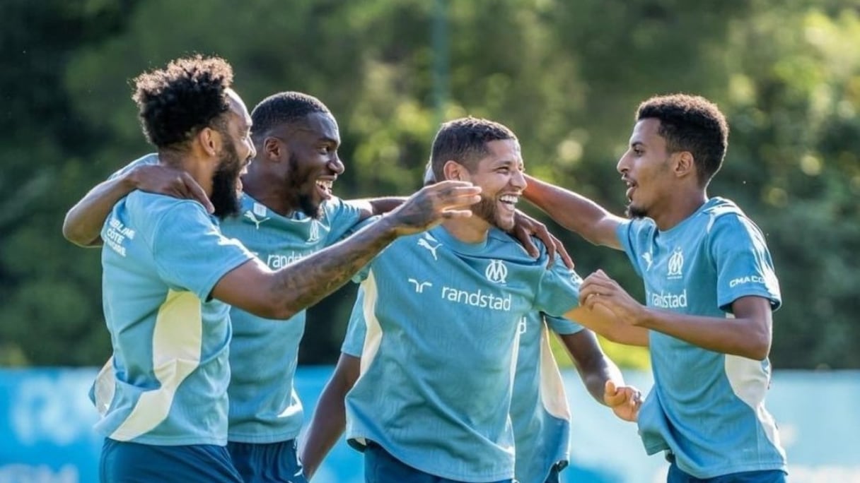 Azzedine Ounahi, Amine Harit et Aubameyang