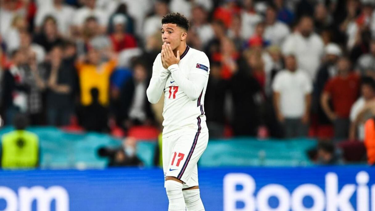 Jadon Sancho, jeune international anglais de Manchester United.