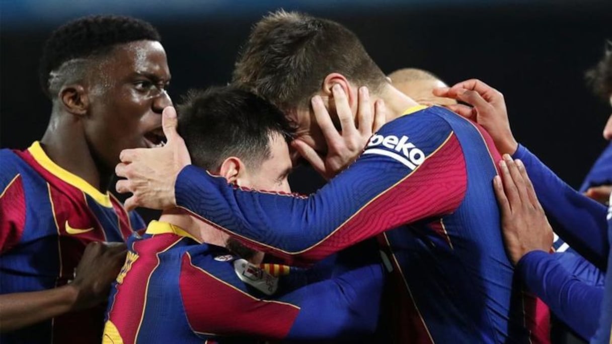 La joie des Barcelonais.