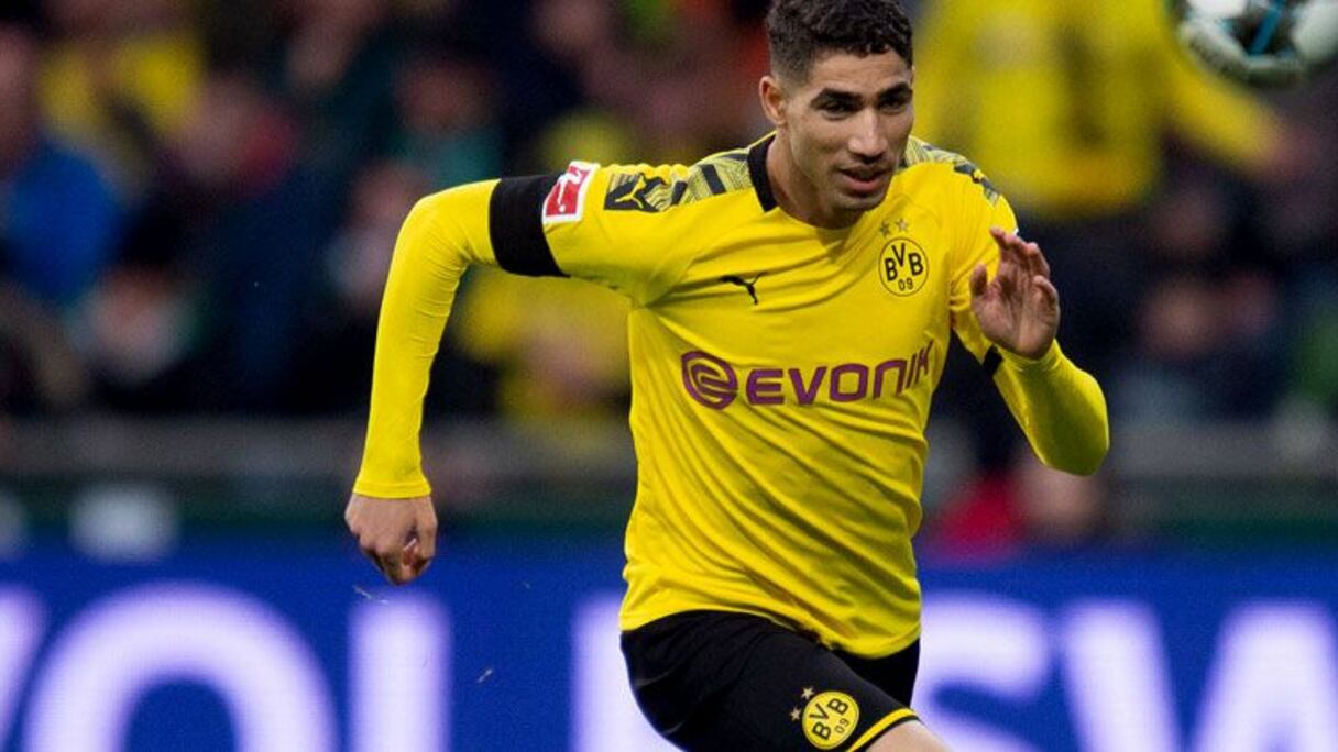 Achraf Hakimi, latéral du Borussia Dortmund.