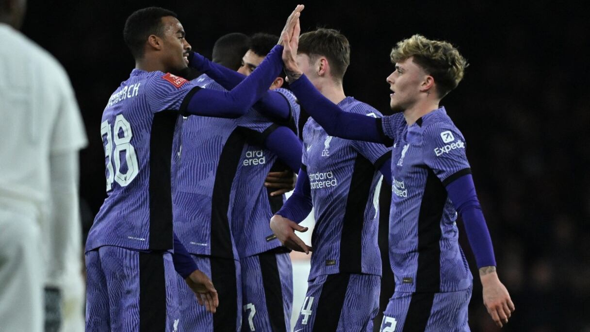 Les joueurs de Liverpool.