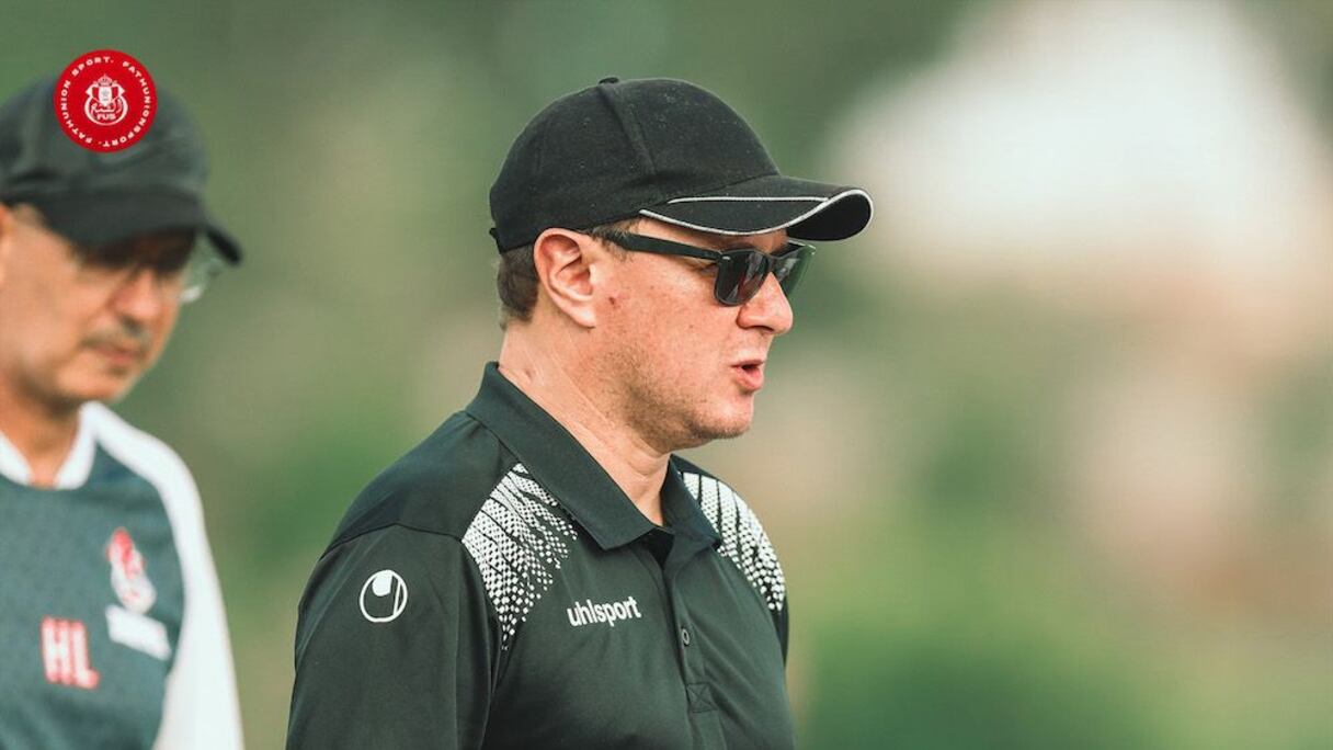 Mohamed Amine Benhachem, entraineur du FUS de Rabat.