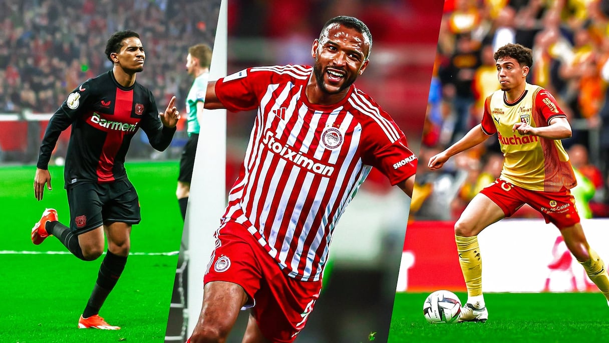 Amine Adli, Neil El Aynaoui et Ayoub El Kaabi.