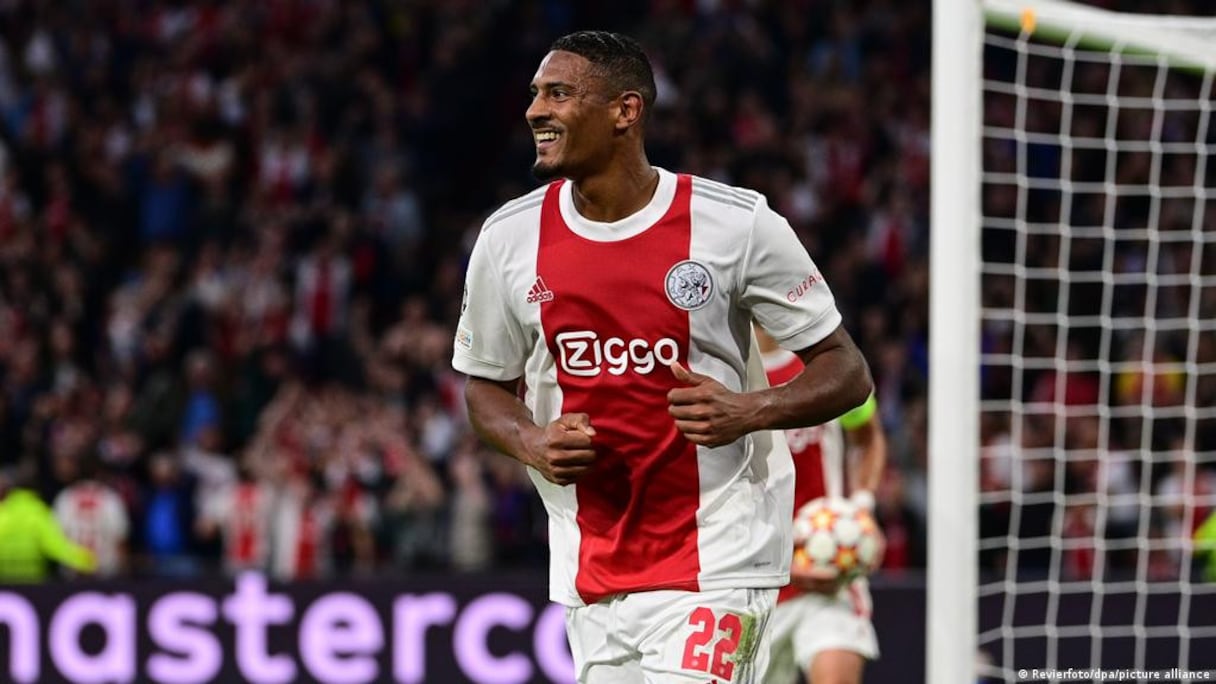 Sébastien Haller, attaquant ivoirien de l'Ajax Amsterdam.