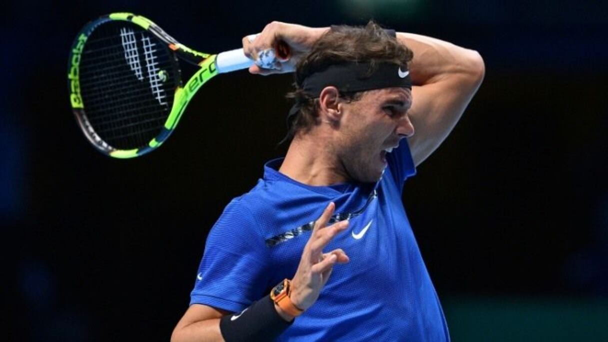 Rafael Nadal lors du Masters, le 13 novembre 2017 à Londres