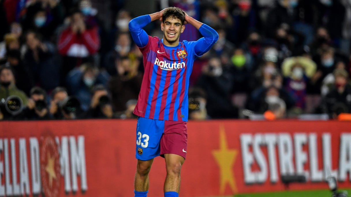 Abde Ezzalzouli, joueur du FC Barcelone.