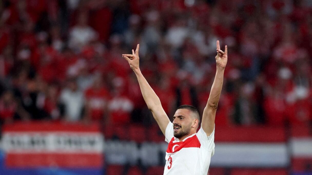 Merih Demiral, joueur de la sélection de Turquie