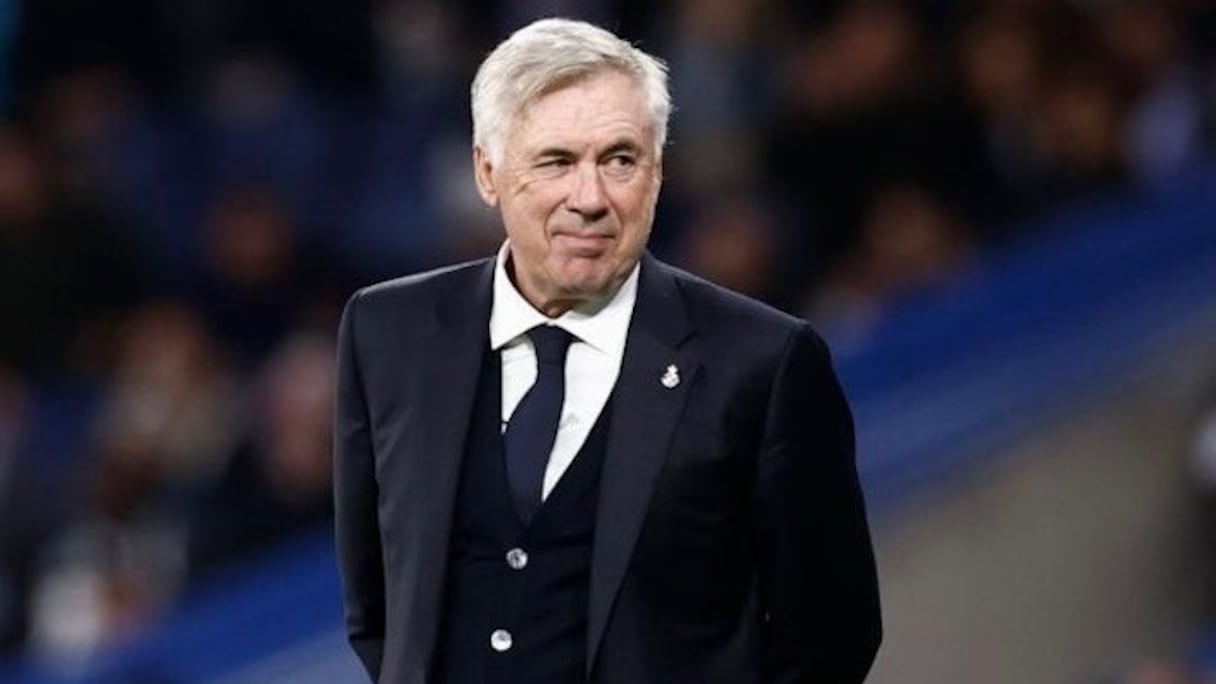 Carlo Ancelotti, entraineur du Real Madrid.
