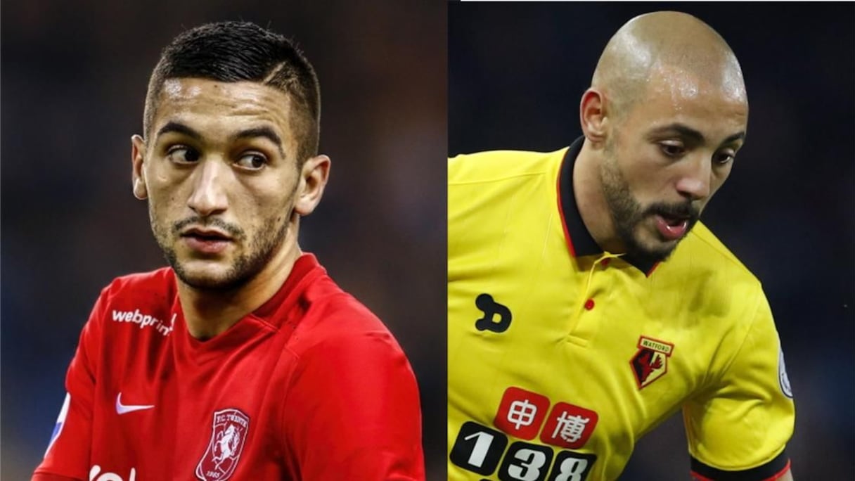 Ziyech et Amrabet.