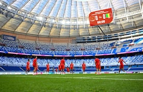 Entrainement des Lions de l'Atlas