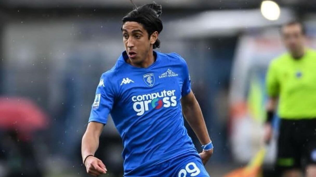 Youssef Maleh sous le maillot d'Empoli.