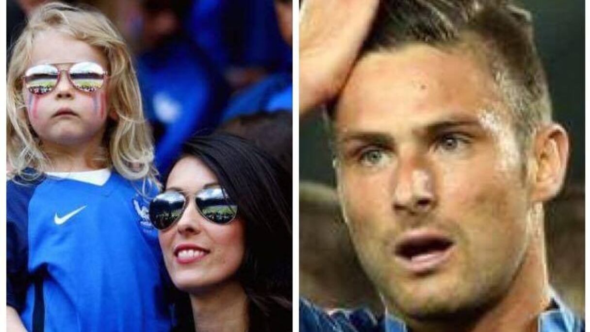Olivier Giroud et sa compagne Jennifer