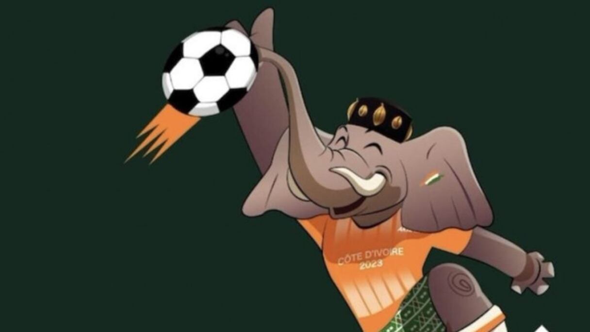 La mascotte de la CAN 2023 en Côte d'Ivoire.