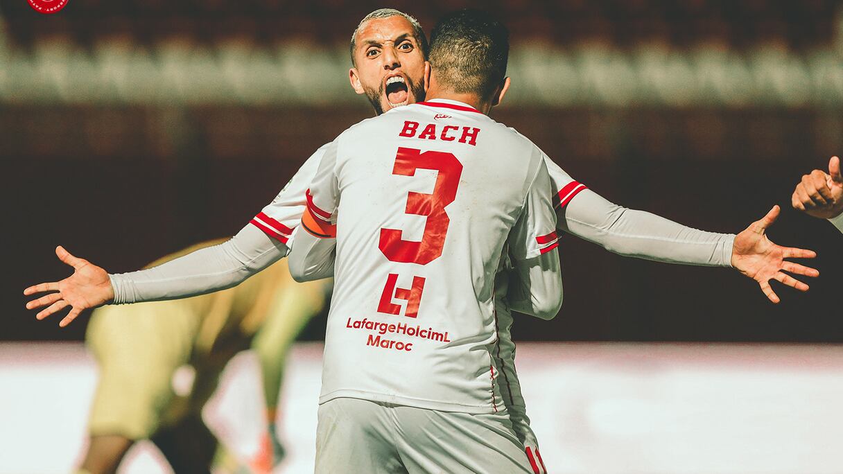 La joie des joueurs du FUS après leur premier succès de la saison face à l'Ittihad de Tanger, dimanche 7 novembre 2021.