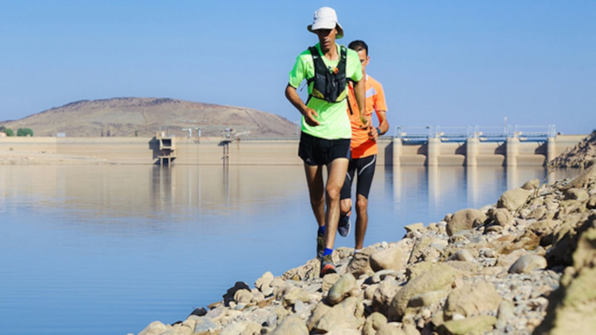 Image d'une précédente édition de l’éco-Trail Lac Lalla Takerkoust.