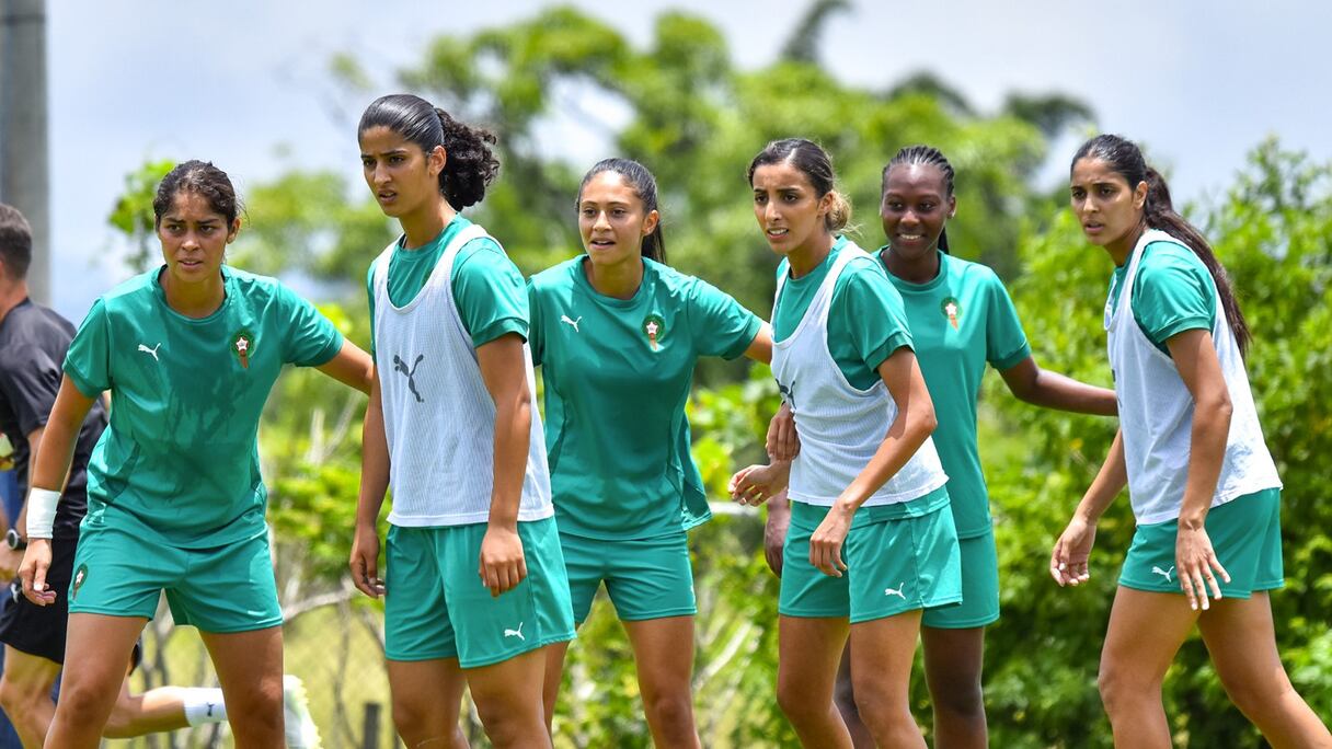Les Lioncelles de l'Atlas à l'entrainement au Costa Rica