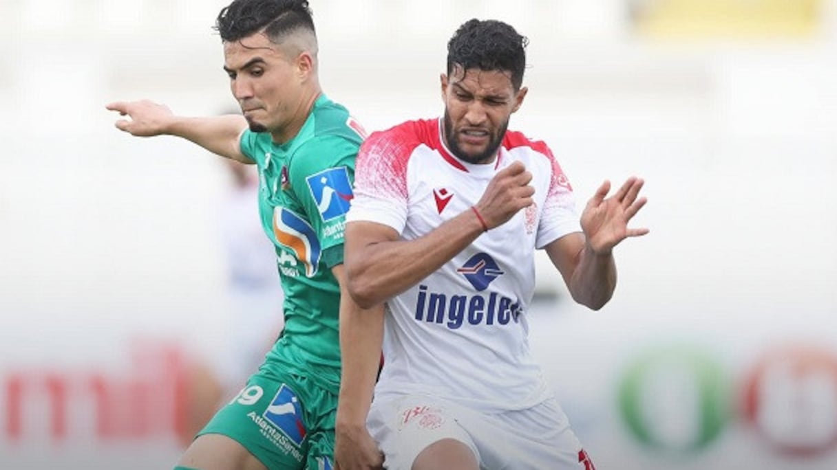 Phase de jeu du derby Wydad-Raja