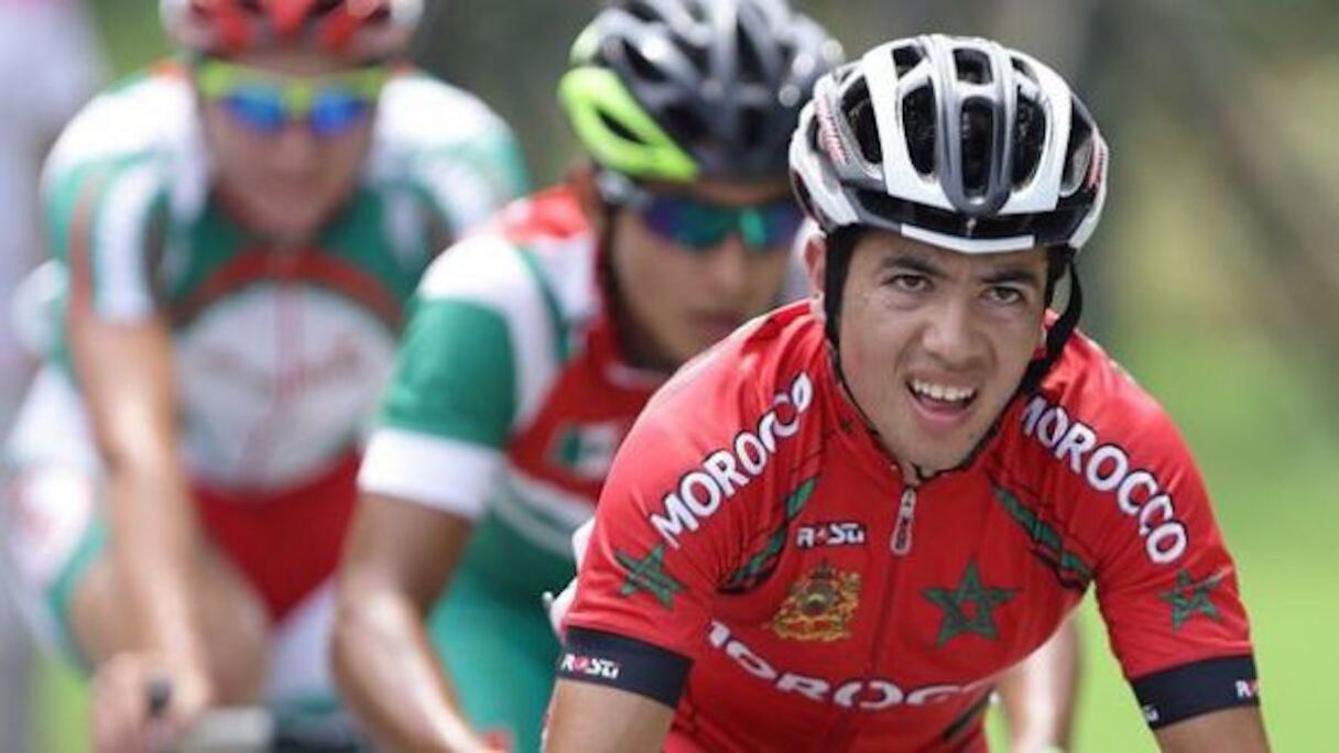 Le cycliste Abderrahim Ezzahiri.