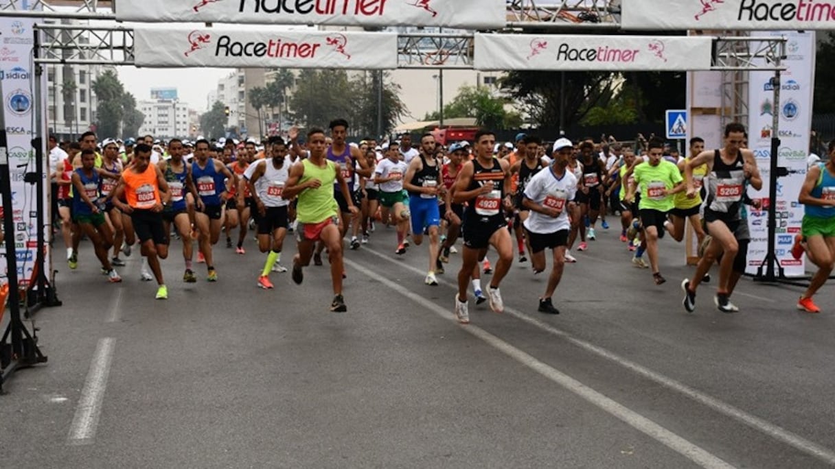 Image de la précédente édition du Marathon international de Casablanca.