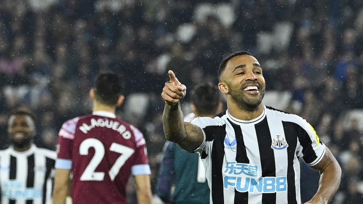 Phase de jeu du match West Ham-Newcastle