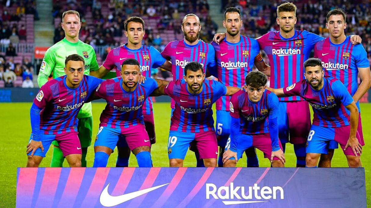 Le onze du FC Barcelone.