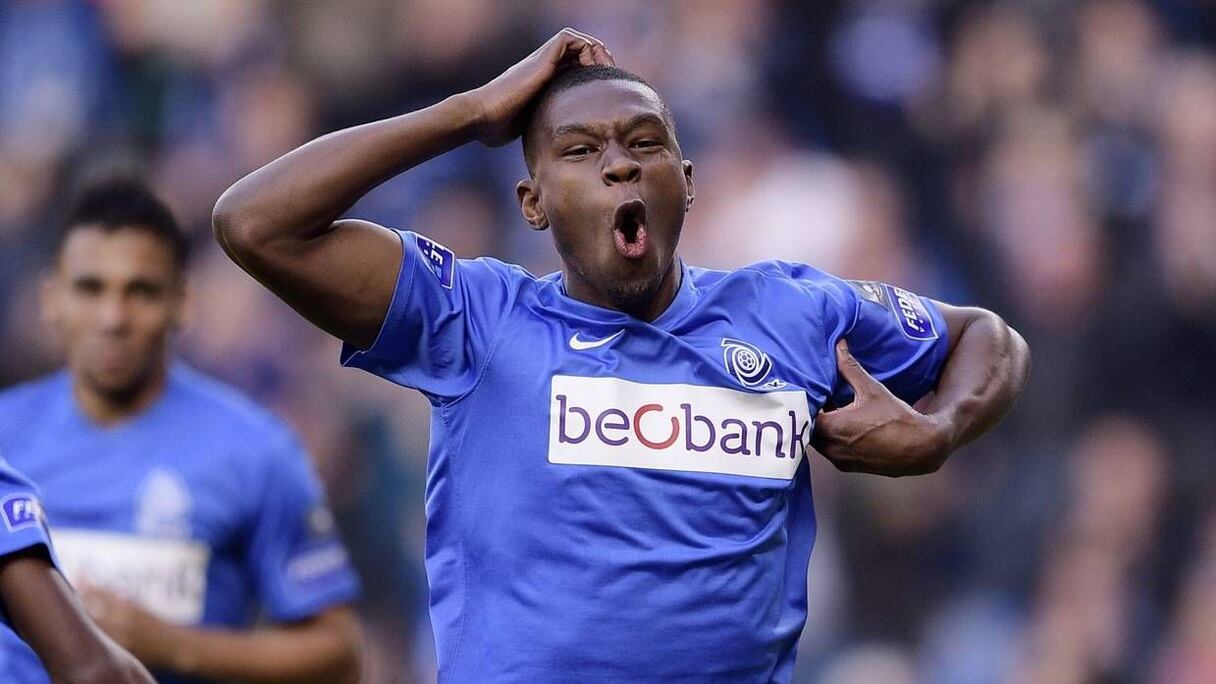 Victime de racisme, Christian Kabasele (Belgique) avait répondu en mimant un singe après son but.