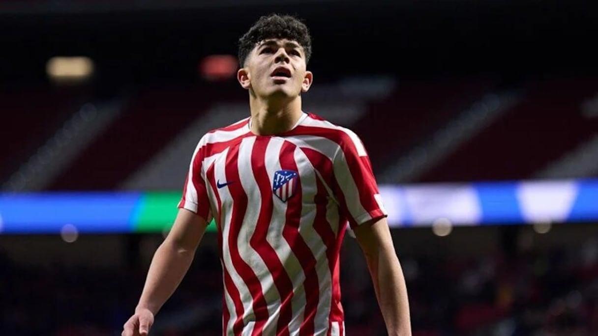 Salim El Jebari avec l’Atlético de Madrid.