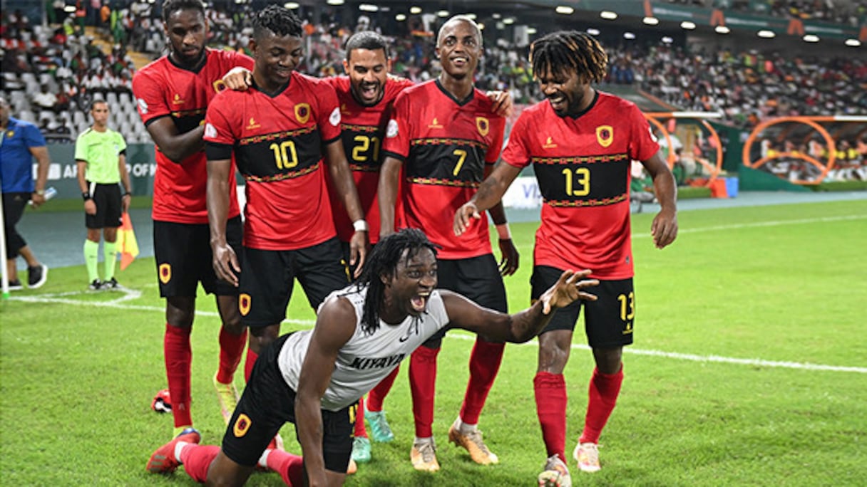 Les joueurs de l'Angola.