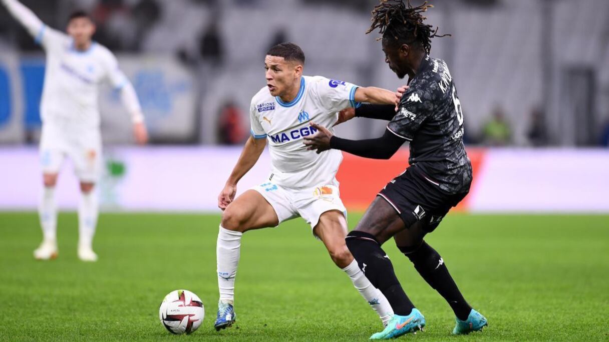 Amine Harit lors du match Olympique de Marseille-Metz, le 9 février 2024.