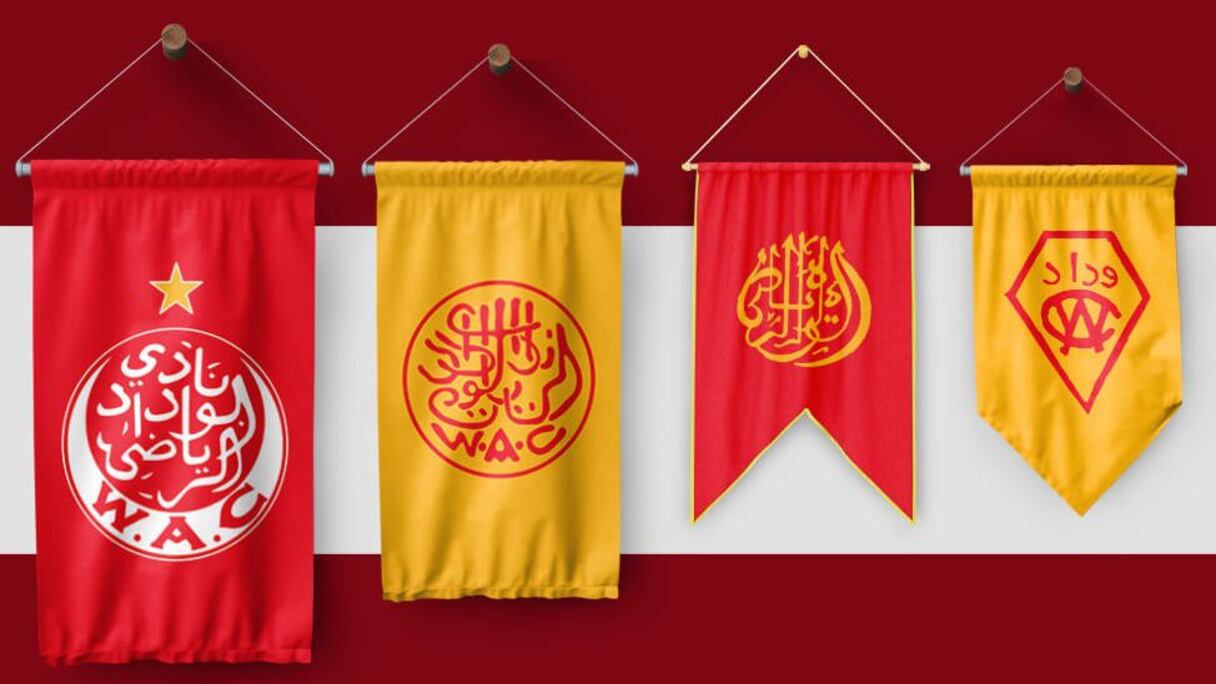 Le logo du Wydad à travers l'histoire