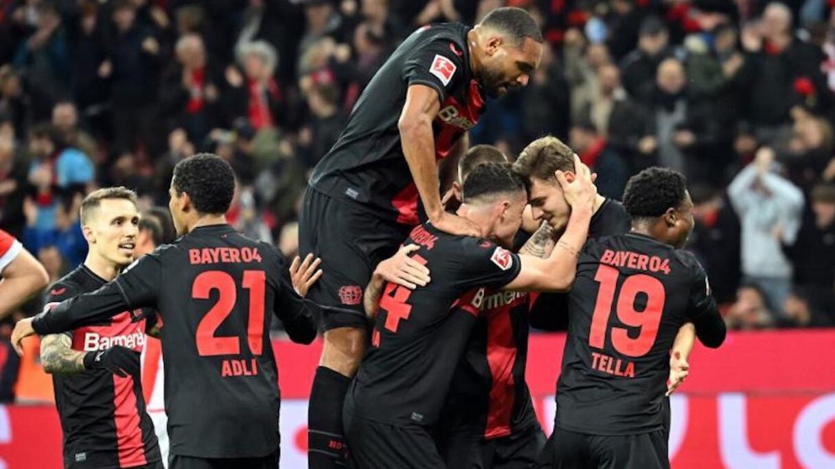 Les joueurs du Bayer Leverkusen.