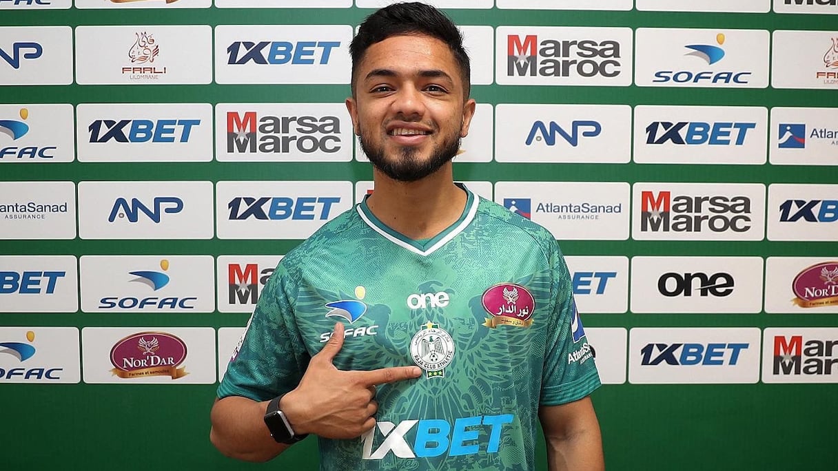 Haashim Domingo, nouveau milieu de terrain du Raja de Casablanca.
