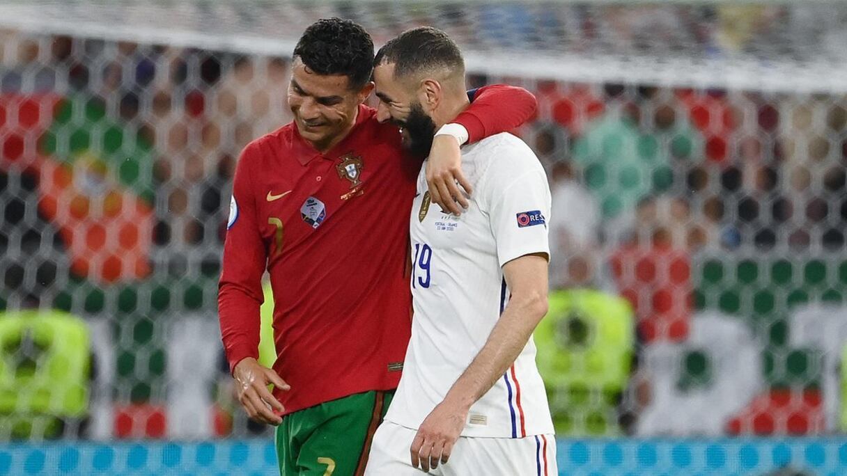 Cristiano Ronaldo et Karim Benzema.