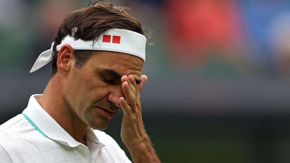 La légende du tennis Roger Federer.