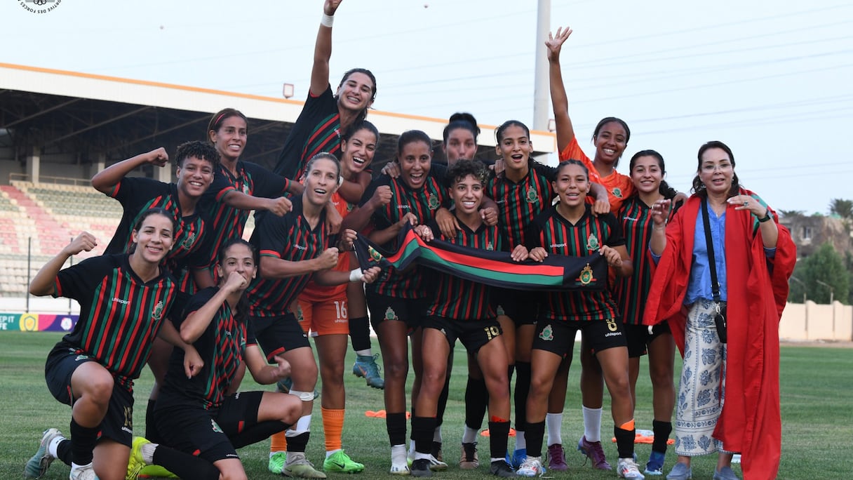 L'équipe féminine de l'AS FAR.