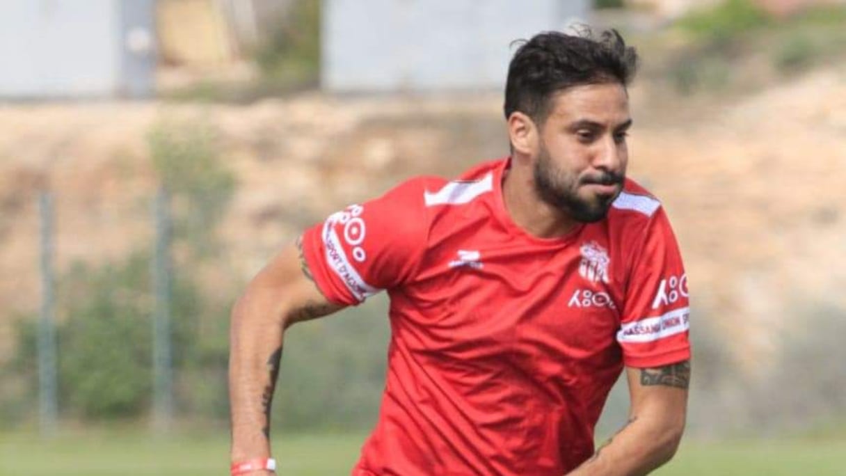 Mohsine Moutouali sous les couleurs du HUSA.