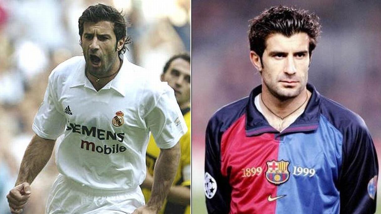 Après 5 ans sous les couleurs du club catalan, l'international portugais Luis Figo signe directement un contrat avec l'ennemi merengue.