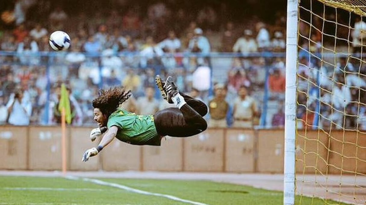 René Higuita, ancien gardien colombien.