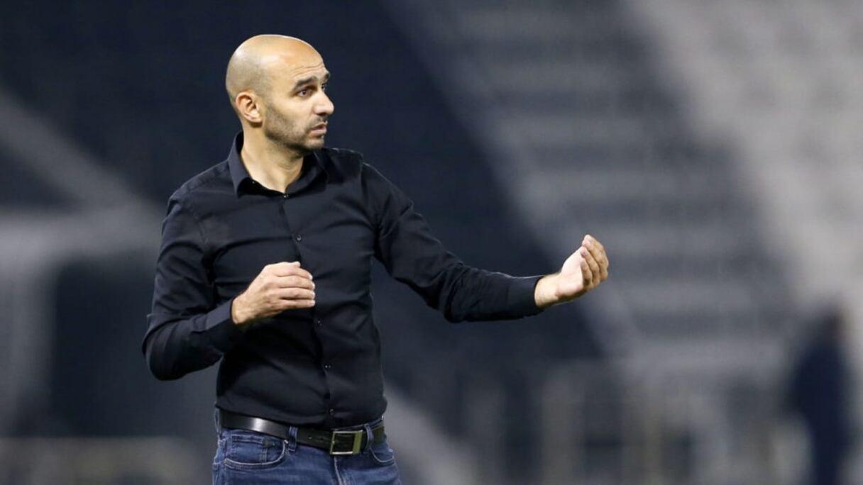 Walid Regragui, sélectionneur des Lions de l'Atlas.