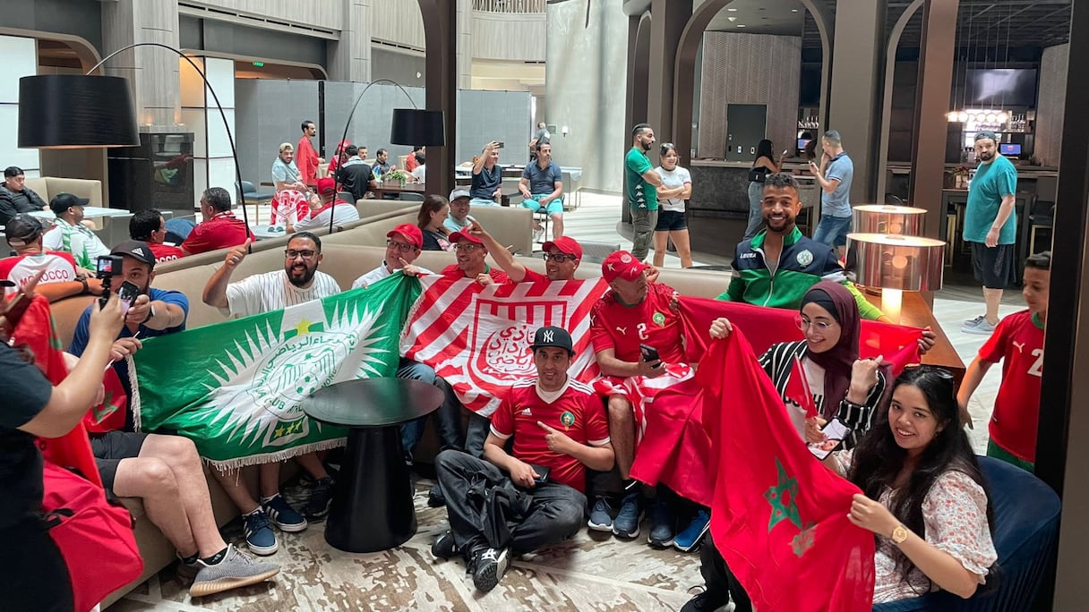 Les supporters des Lions à Cincinnati.