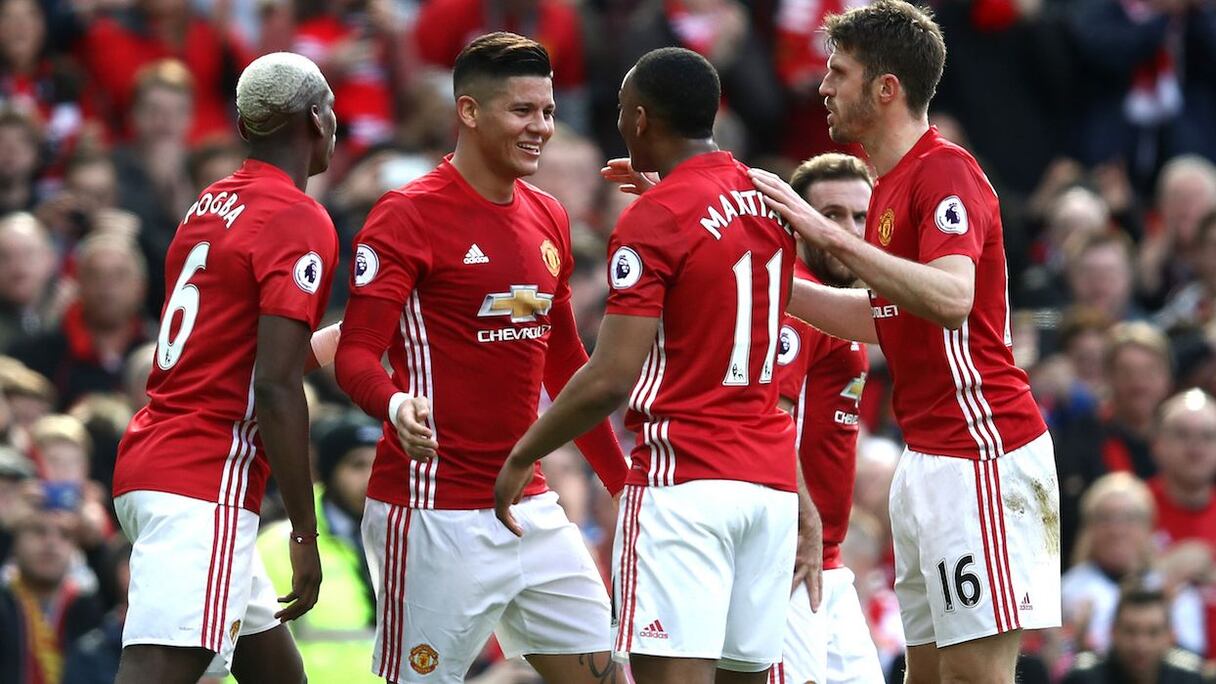 Les joueurs de Manchester United