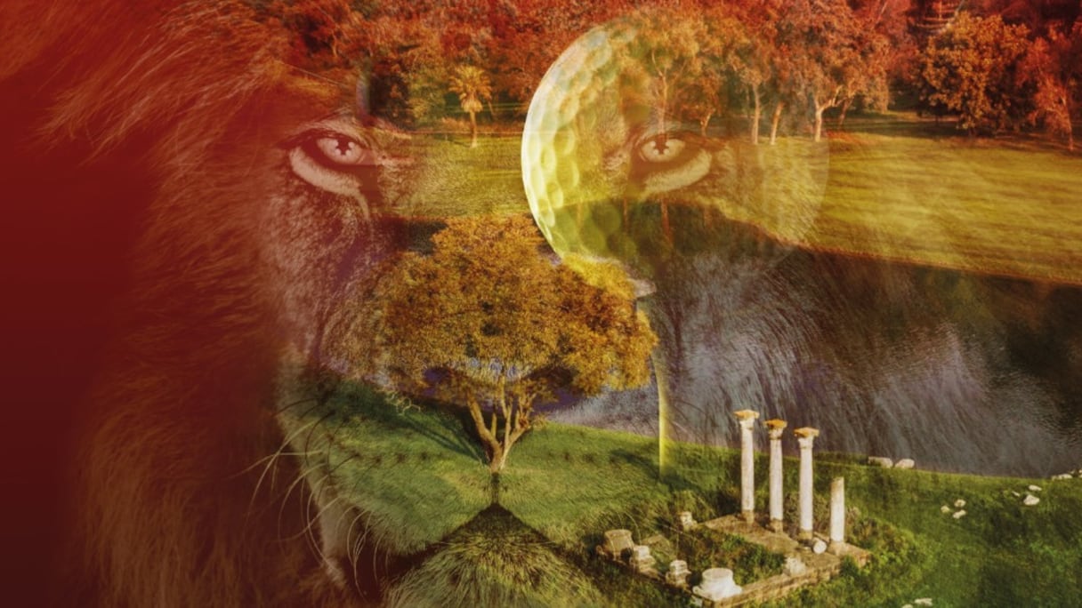 Affiche de la 48e édition du trophée Hassan II de golf.