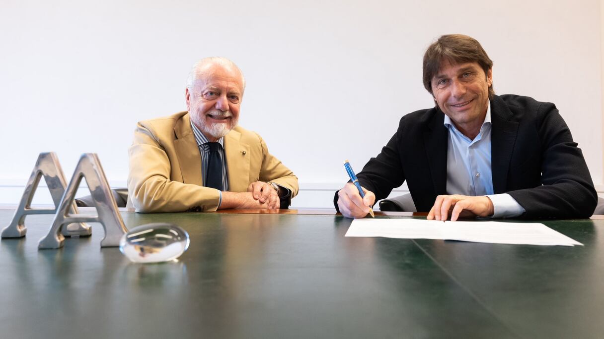 Antonio Conté et Aurelio De Laurentiis