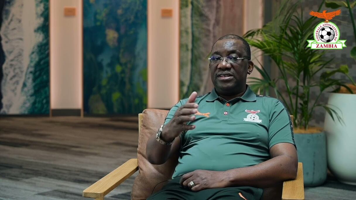 Andrew Kamanga, président de la Fédération zambienne de football (FAZ).