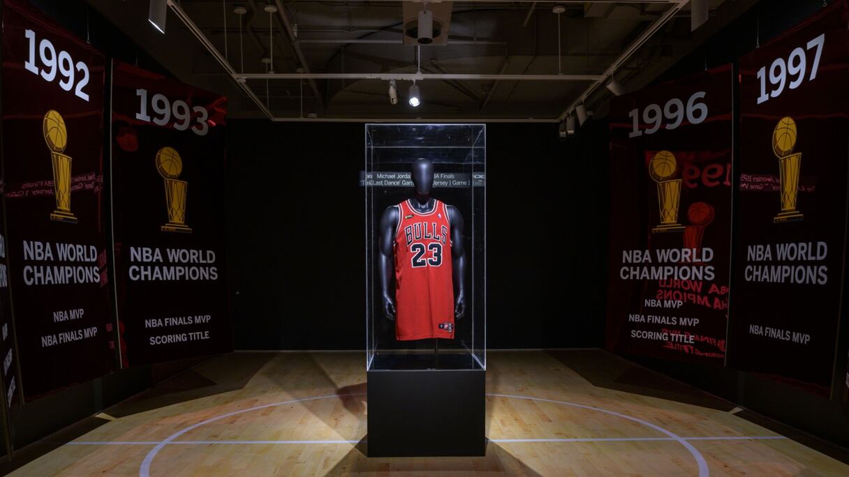 Maillot du basketteur Michael Jordan