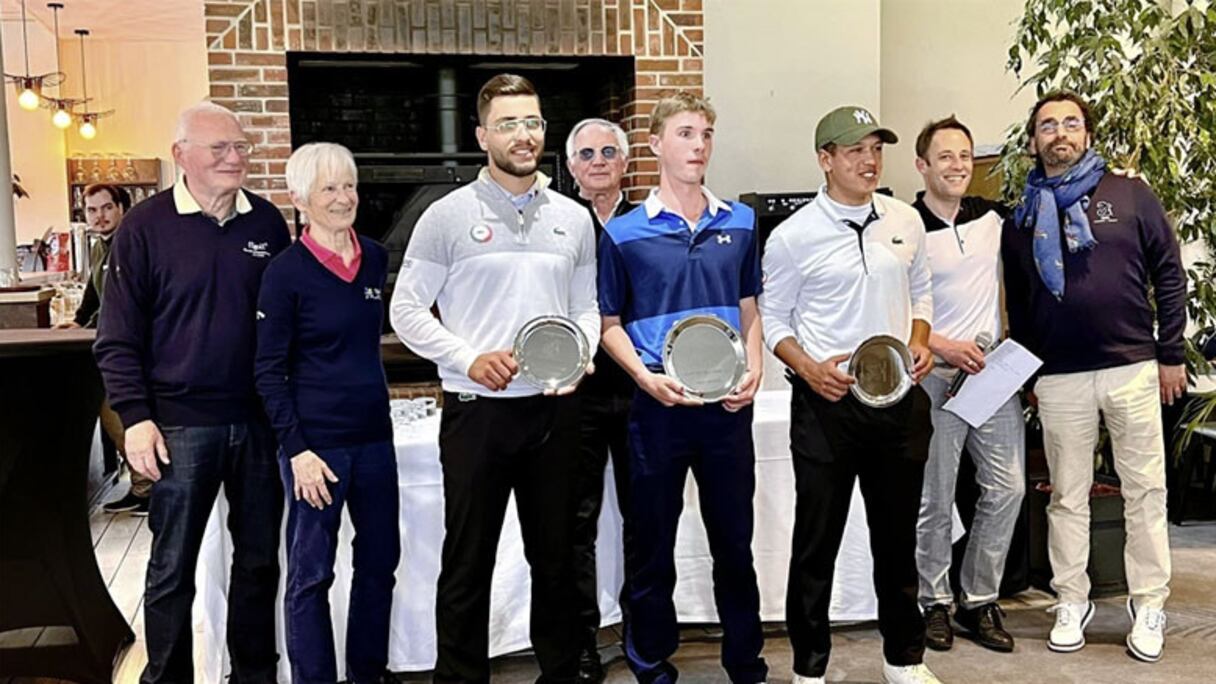 Les golfeurs marocains Hugo Mazen Trommetter et Soufiane Dahmane