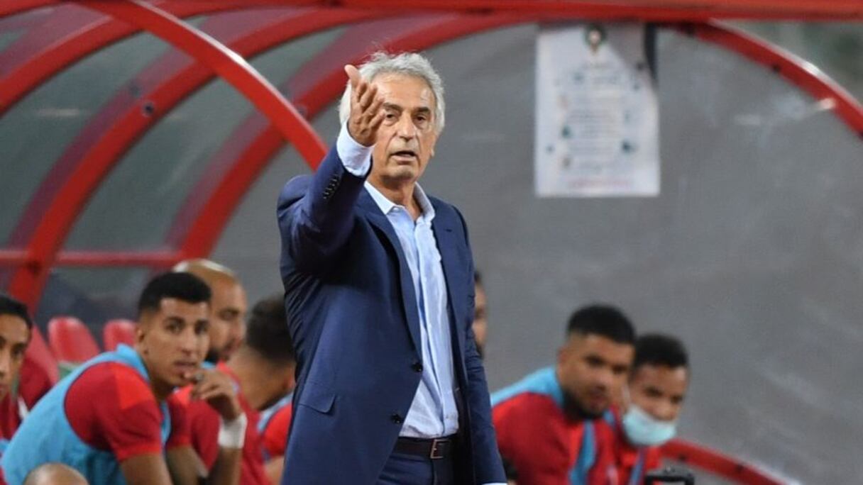 Vahid Halilhodzic lors de Maroc-Soudan.
