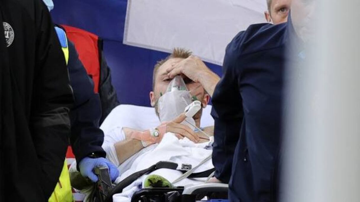 Le joueur Christian Eriksen a été victime d'une crise cardiaque samedi.