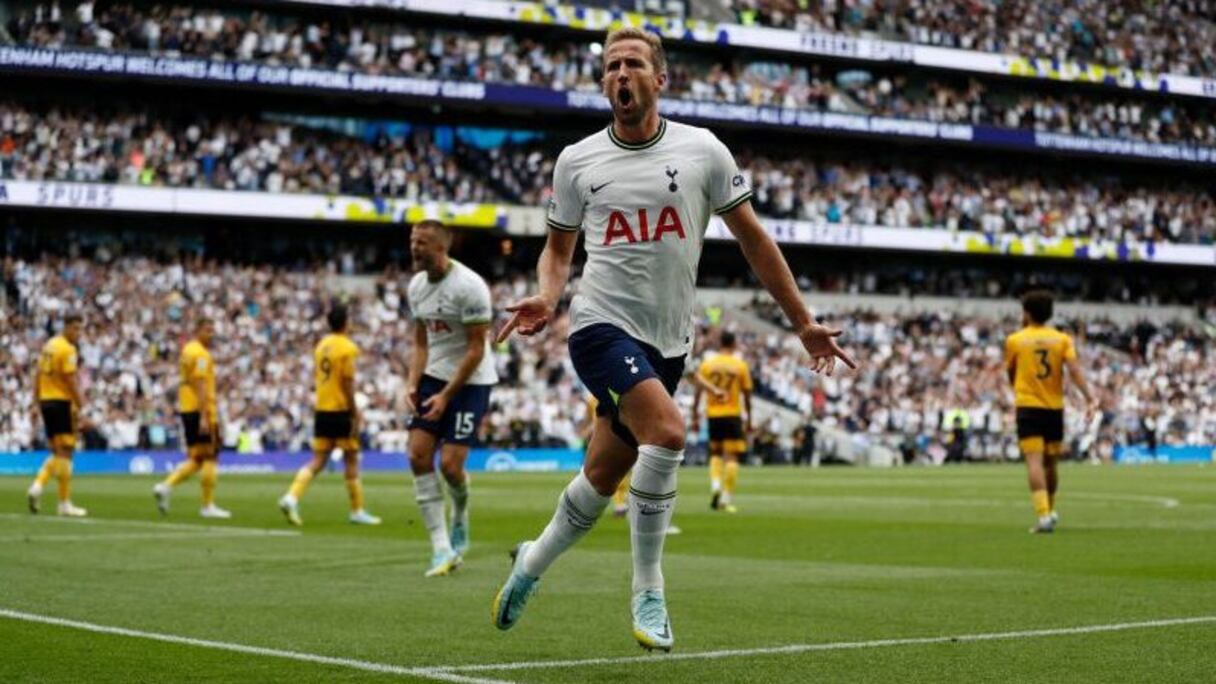 Harry Kane, recordman du nombre de buts inscrits en Premier League avec un seul club (185).